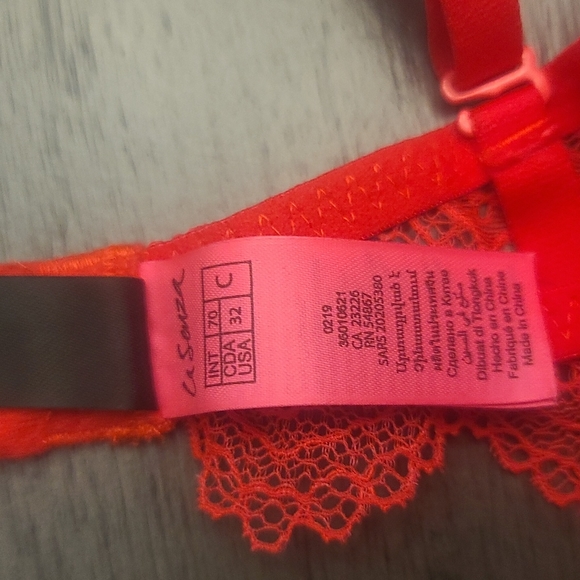 32C Coral Diva Demi Unlined La Senza Bra - Picture 4 of 4